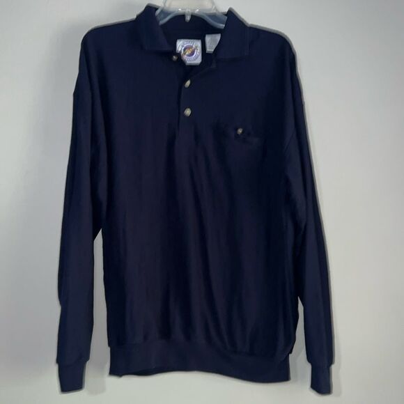 LD Sport International long sleeve polo top size large - Picture 1 of 8